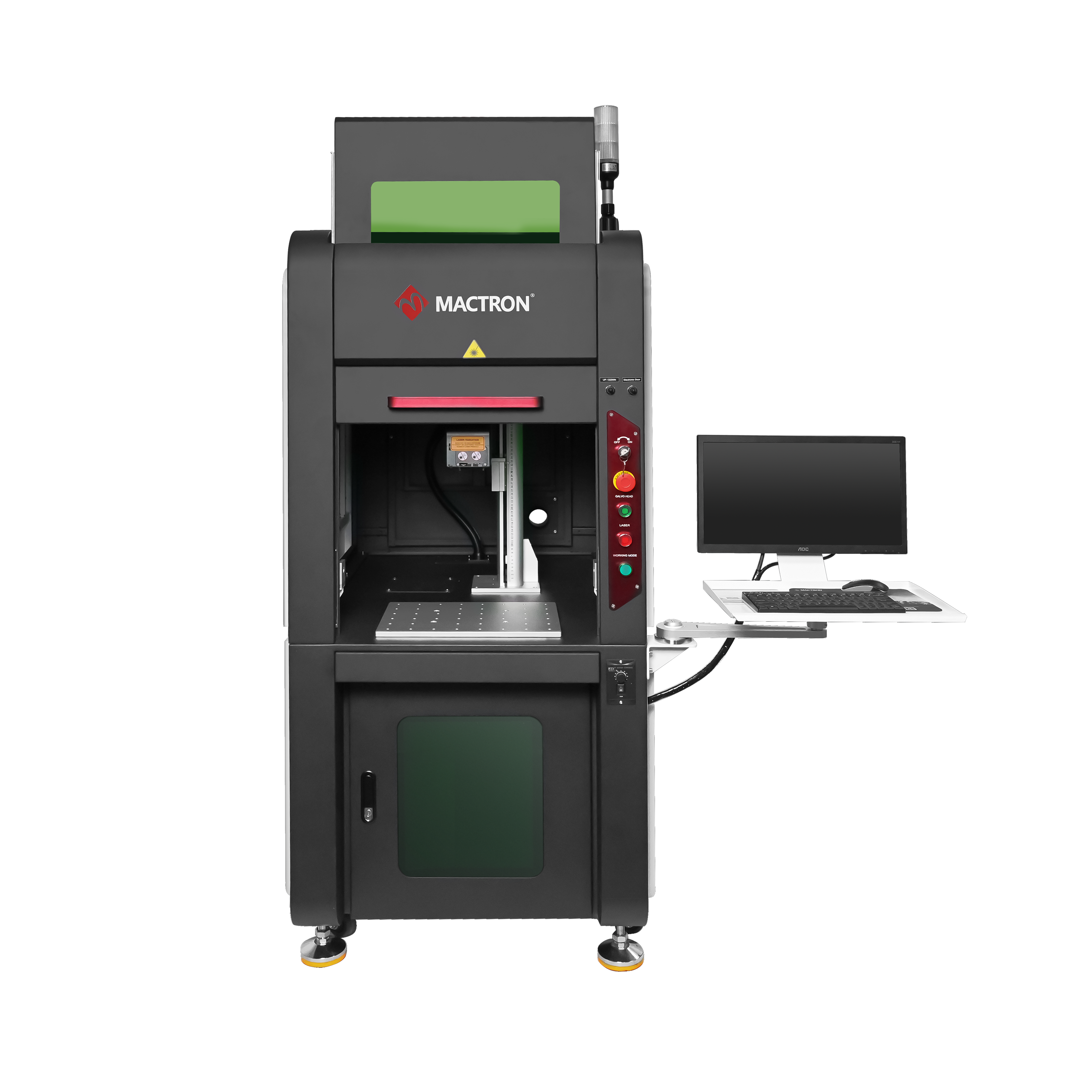 3D -Lasergravurmaschine mit Sicherheitsabdeckung